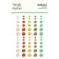 Preview: Simple Stories - Enamel Dots "Trail Mix" 60 Stück 