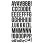 Preview: Simple Stories - Aufkleber "Vintage Black" Foam Alphas Stickers 