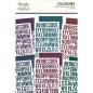 Preview: Simple Stories - Aufkleber "Color Vibe Darks Alphabet" Sticker Book