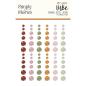 Preview: Simple Stories - Enamel Dots "Color Vibe Boho" 72 Stück 