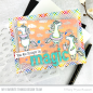 Preview: My Favorite Things - Schablone 6x6 Inch "Tiny Clouds" Stencil