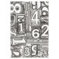 Preview: Sizzix - 3D Prägefolder "Numbered" Embossing Folder Design by Tim Holtz