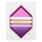 Preview: Spellbinders - Glimmer Hot Foil Plate "Hexi-Gem Sentiments"