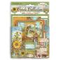 Preview: Stamperia - Stanzteile "Sunflower Art" Cards Collection