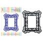 Preview: Dress My Craft - Stanzschablone "Ornamental Rectangle Frame" Dies