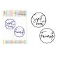 Preview: Dress My Craft - Stanzschablone "Expression Circle Sentiments #2" Dies