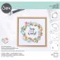 Preview: Sizzix - Schablone "Holly Wreath" Layered Stencil Design by Lisa Jones