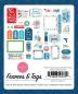 Preview: Carta Bella - Stanzteile & Anhänger "Happy Crafting" Ephemera Frames & Tags