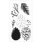 Preview: Sizzix - Stempelset "Pine Branches" Layered Clear Stamps Design by Lisa Jones