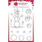 Preview: Woodware - Stempelset "Bubble Snowmen" Clear Stamps Design by Jane Gill