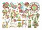 Preview: Stamperia - Stanzteile "Christmas Greetings" Die Cuts Ephemera
