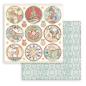 Preview: Stamperia - Designpapier "Christmas Greetings" Paper Pack 8x8 Inch - 10 Bogen