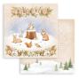 Preview: Stamperia - Designpapier "Winter Valley" Paper Pack 8x8 Inch - 10 Bogen