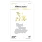 Preview: Spellbinders - Glimmer Hot Foil Plate & Dies "Glimmering Best Day"