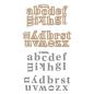 Preview: Spellbinders - Glimmer Hot Foil Plate & Dies "Alphabet"