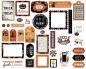 Preview: Carta Bella - Stanzteile & Anhänger "Halloween" Ephemera Frames & Tags
