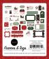 Preview: Carta Bella - Stanzteile & Anhänger "A Wonderful Christmas" Ephemera Frames & Tags