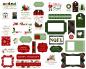 Preview: Carta Bella - Stanzteile & Anhänger "A Wonderful Christmas" Ephemera Frames & Tags