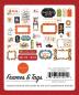 Preview: Carta Bella - Stanzteile & Anhänger "Carta Bella " Ephemera Frames & Tags