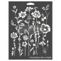 Preview: Re-Design with Prima - Schablone "Meadow Bloom" Stencil 