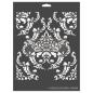 Preview: Re-Design with Prima - Schablone "Regal Striae" Stencil 