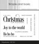 Preview: Simple and Basic - Stempelset "Merry Christmas" Clear Stamps