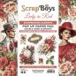 Preview: ScrapBoys - Stanzteile "Lady in Red" Pop Up Paper Pack 6x6 Inch - 24 Bogen