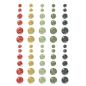 Preview: Simple Stories - Enamel Dots "Glitter" 60 Stück 