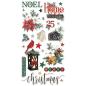 Preview: Simple Stories - Aufkleber "Vintage 'Tis The Season" Chipboard Sticker 