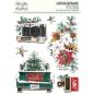 Preview: Simple Stories - Aufkleber "Vintage 'Tis The Season" Chipboard Sticker 