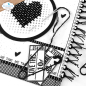 Preview: Elisabeth Craft Designs - Stempelset "Tickets" Clear Stamps