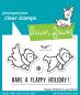 Preview: Lawn Fawn - Stempelset "Flappy Holiday" Clear Stamps