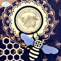 Preview: Elizabeth Craft Designs - Stanzschalone "Honeybee" Dies