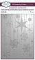 Preview: Creative Expressions - 3D Embossingfolder 5x7 Inch "Shimmering Snowflakes" Prägefolder Design by Sue Wilson