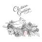 Preview: Spellbinders - Buchdrucktechnik "Christmas Greetings" Press Plate