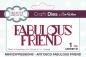 Preview: Creative Expressions - Stanzschablone "Art Deco Fabulous Friend" Craft Dies Mini Design by Sue Wilson