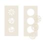 Preview: Polkadoodles - Schablone "Switchables Circles Triptych" Stencil  