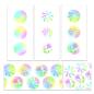 Preview: Polkadoodles - Schablone "Switchables Circles Triptych" Stencil  