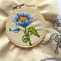 Preview: Polkadoodles - Stempel "Quirky Flower 1" Clear Stamp