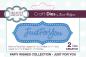Preview: Creative Expressions - Stanzschablone "Just For You" Craft Dies Design by Jamie Rodgers