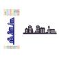 Preview: Dress My Craft - Stanzschablone "Buildings In A Row" Dies