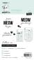 Preview: Creative Craft Lab - Studio Light - Stempelset "Meow" Clear Stamps