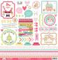 Preview: Doodlebug Design - Designpapier "Gingerbread Kisses" Paper Pack 12x12 Inch - 12 Bogen