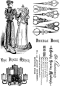Preview: Creative Expressions - Stempelset "The Dress Maker" Clear Stamps 6x8 Inch Design by Taylor Made Journals