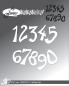 Preview: By Lene - Stanzschablone "Funky Numbers" Dies