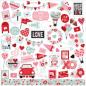 Preview: Echo Park - Designpapier "Love Notes" Collection Kit 12x12 Inch - 12 Bogen