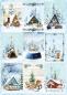 Preview: Studio Light - Designpapier - Stanzteile "Winter Scene " DIY Block A4 - 32 Bogen