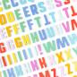 Preview: American Crafts - Aufkleber "Alpha Rainbow Cake" Puffy Sticker