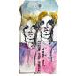 Preview: Ranger - Stempelset by Dina Wakley "Soul whisperings" Media Cling Stamp 