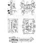 Preview: Pink Ink Designs - Stempelset "Decorative Sentiments" Clear Stamps